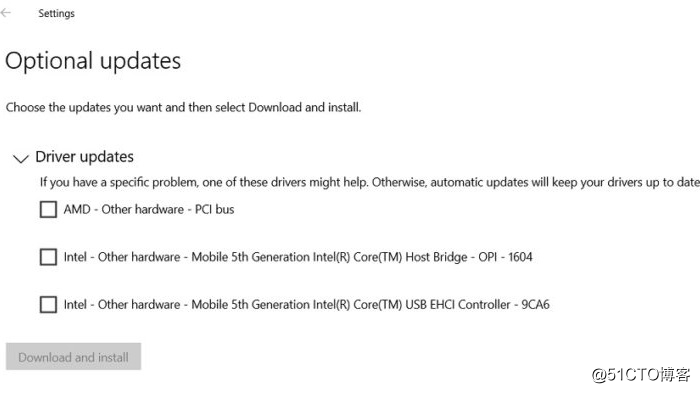 Windows 10已允许用户获取可选的驱动和系统更新