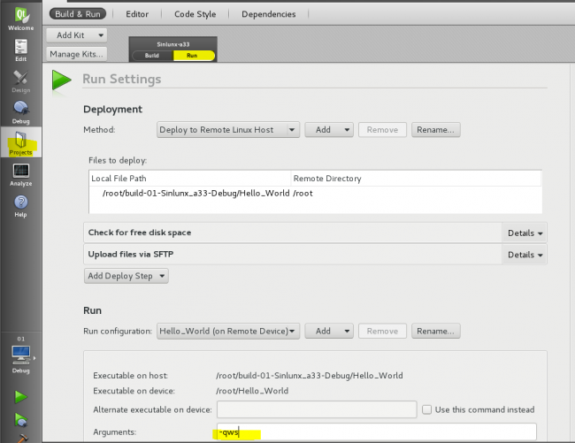 全志A33 lichee 搭建Qt App开发环境编写helloworld