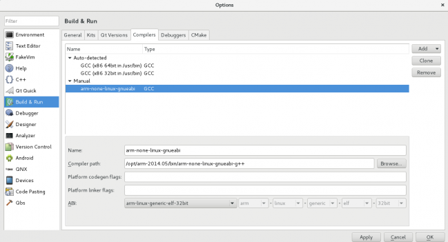 全志A33 lichee 搭建Qt App开发环境编写helloworld
