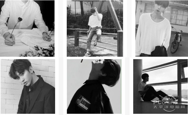 qq头像男生黑白