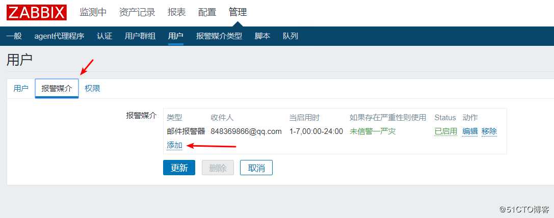 Zabbix监控客户端及实现邮件、微信报警