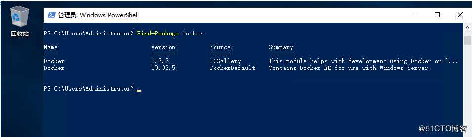 Windows Server 2019 container容器化-Docker安装
